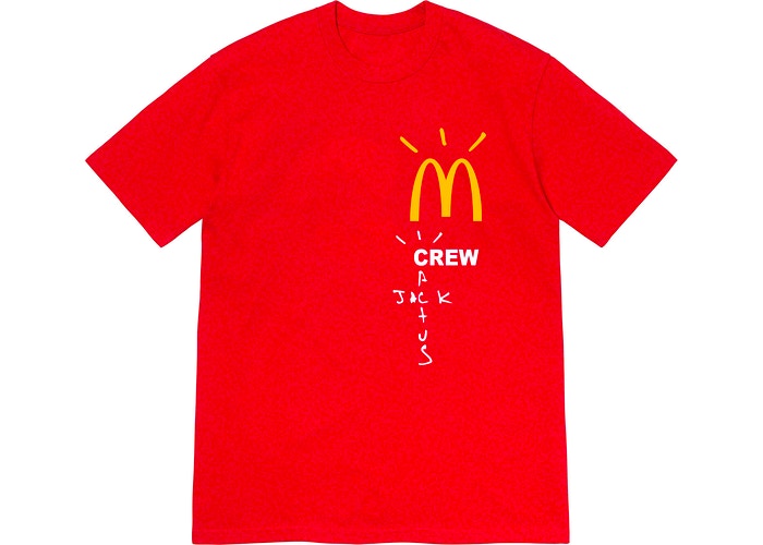 Travis Scott x McDonald's Crew T-Shirt (Red)