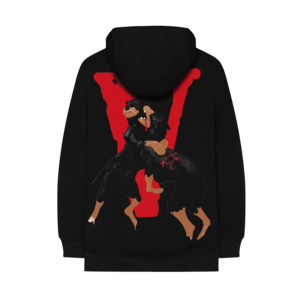 City Morgue x Vlone Dogs Hoodie Black