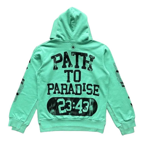 Hellstar Studios "Path to Paradise" Green hoodie