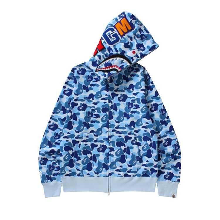 BAPE ABC Shark Full Zip Hoodie Blue