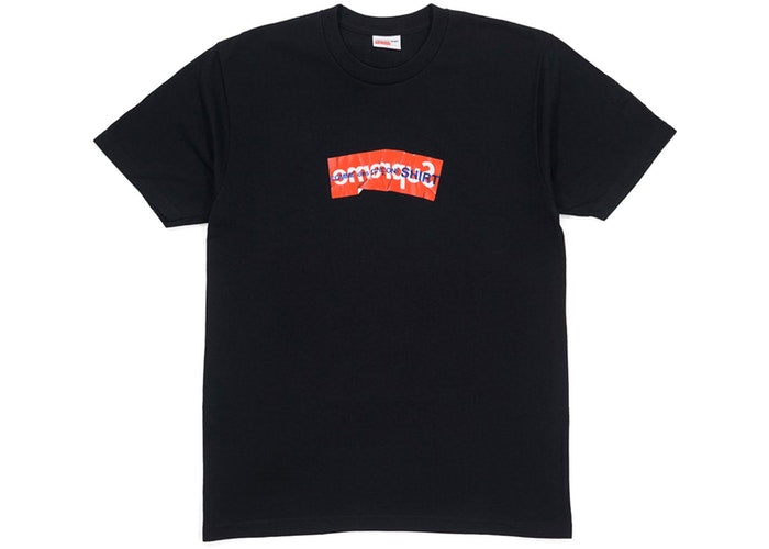 Supreme Comme Des Garcons SHIRT Box Logo Tee Black