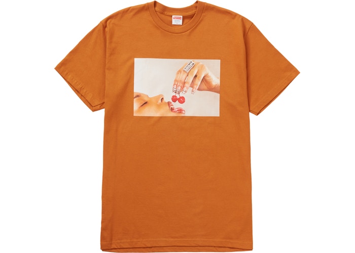Supreme Cherries Tee Burnt Orange