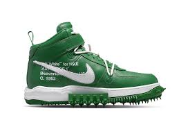 Nike Air Force 1 Mid Off-White Pine Green