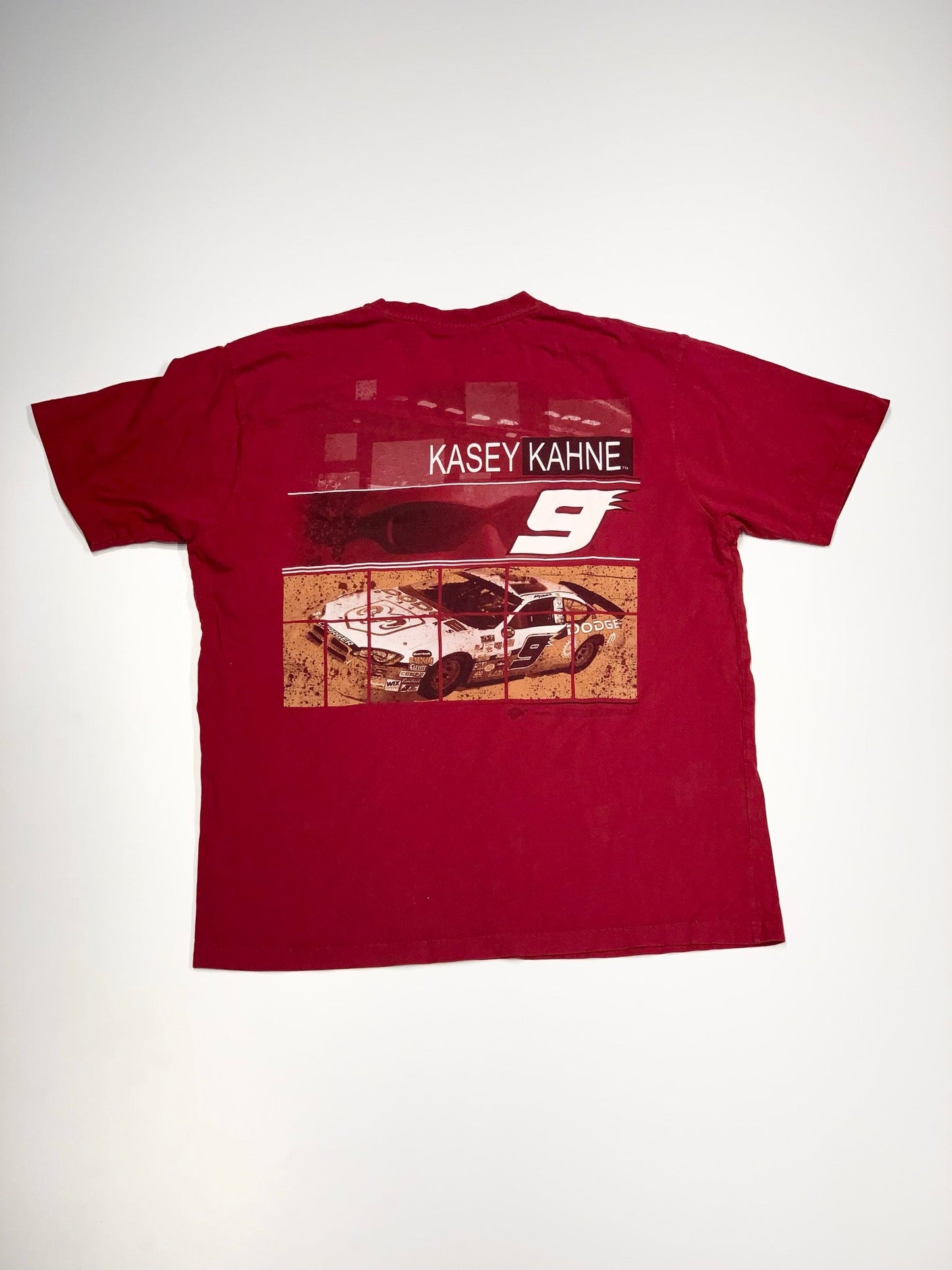 Vintage Kasey Kahne 9 Nascar Tee Red