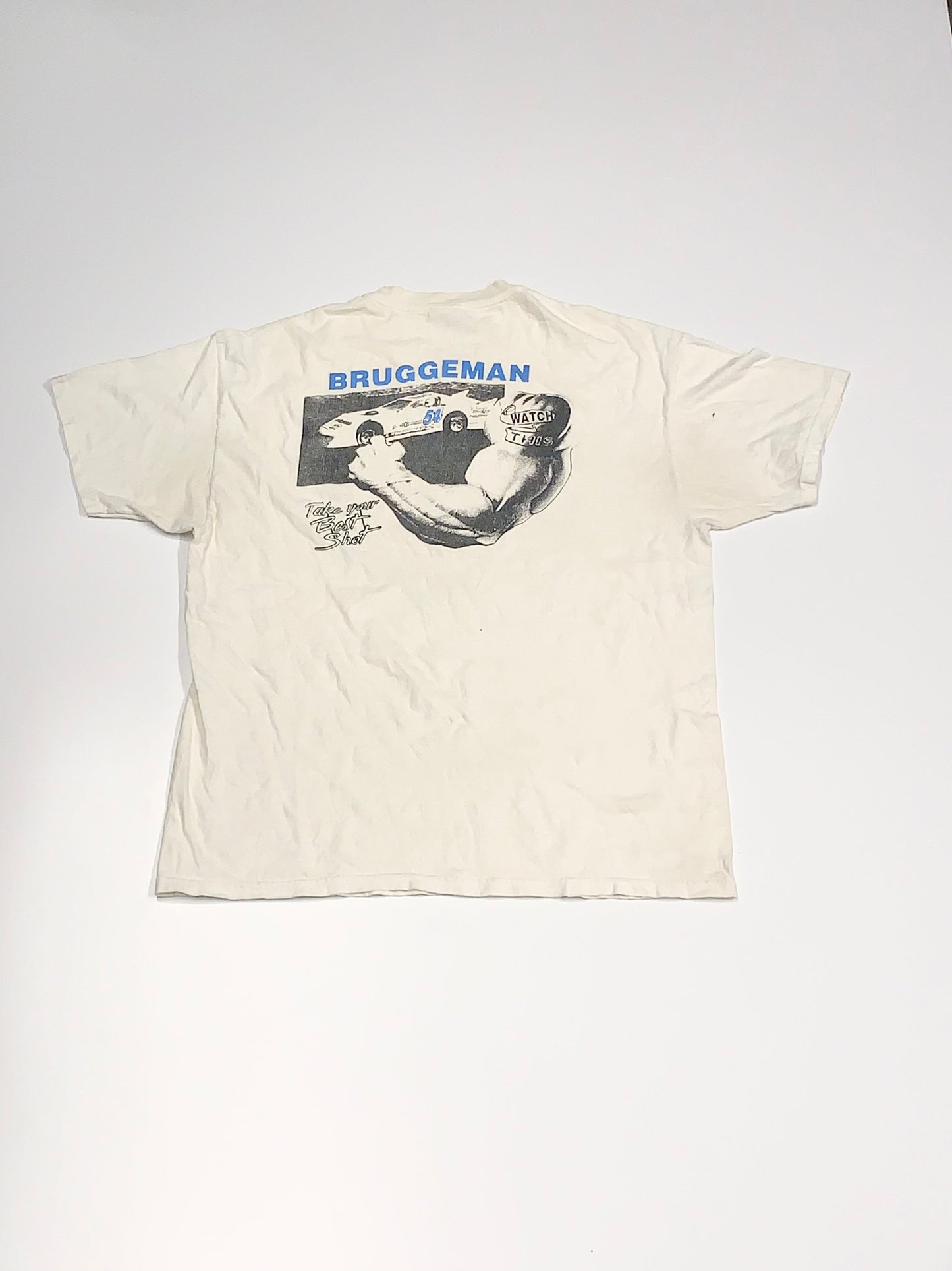 Vintage Take Your Best Shot Nascar Tee White