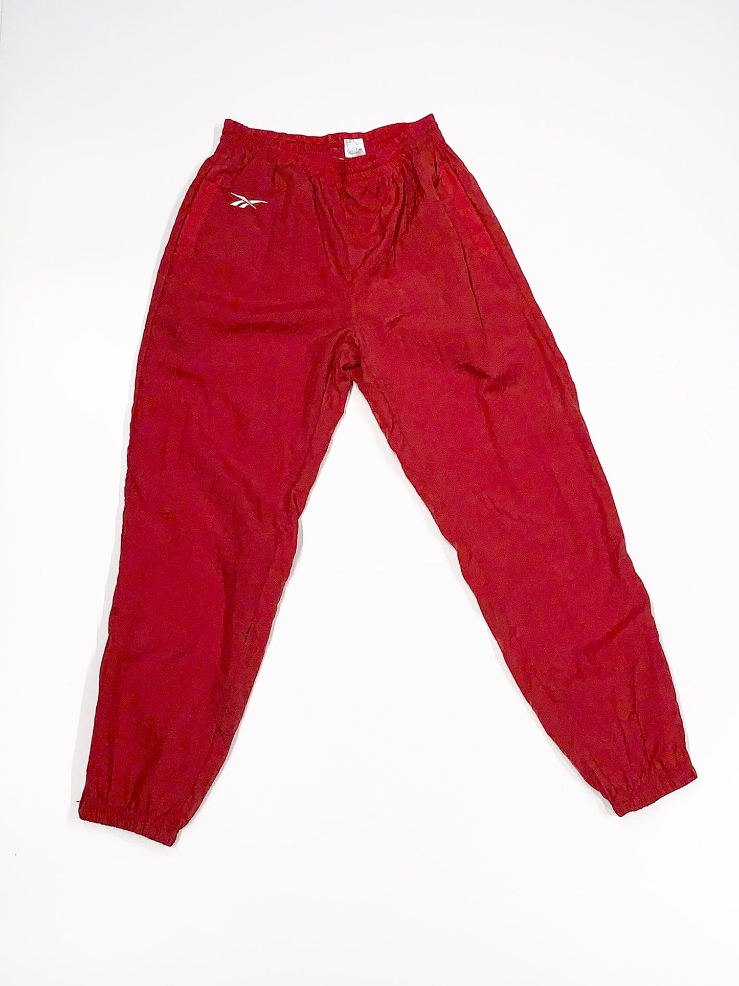 Vintage Reebok Windbreaker Pants Red