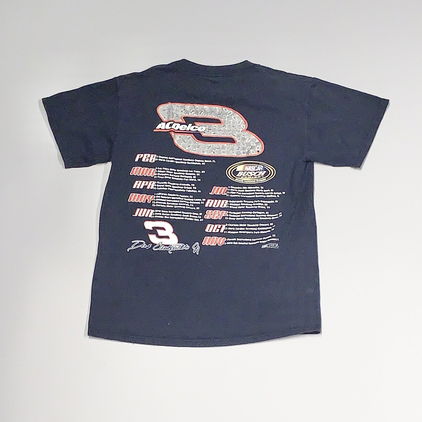 Vintage Dale Earnhardt Nascar Tee Navy