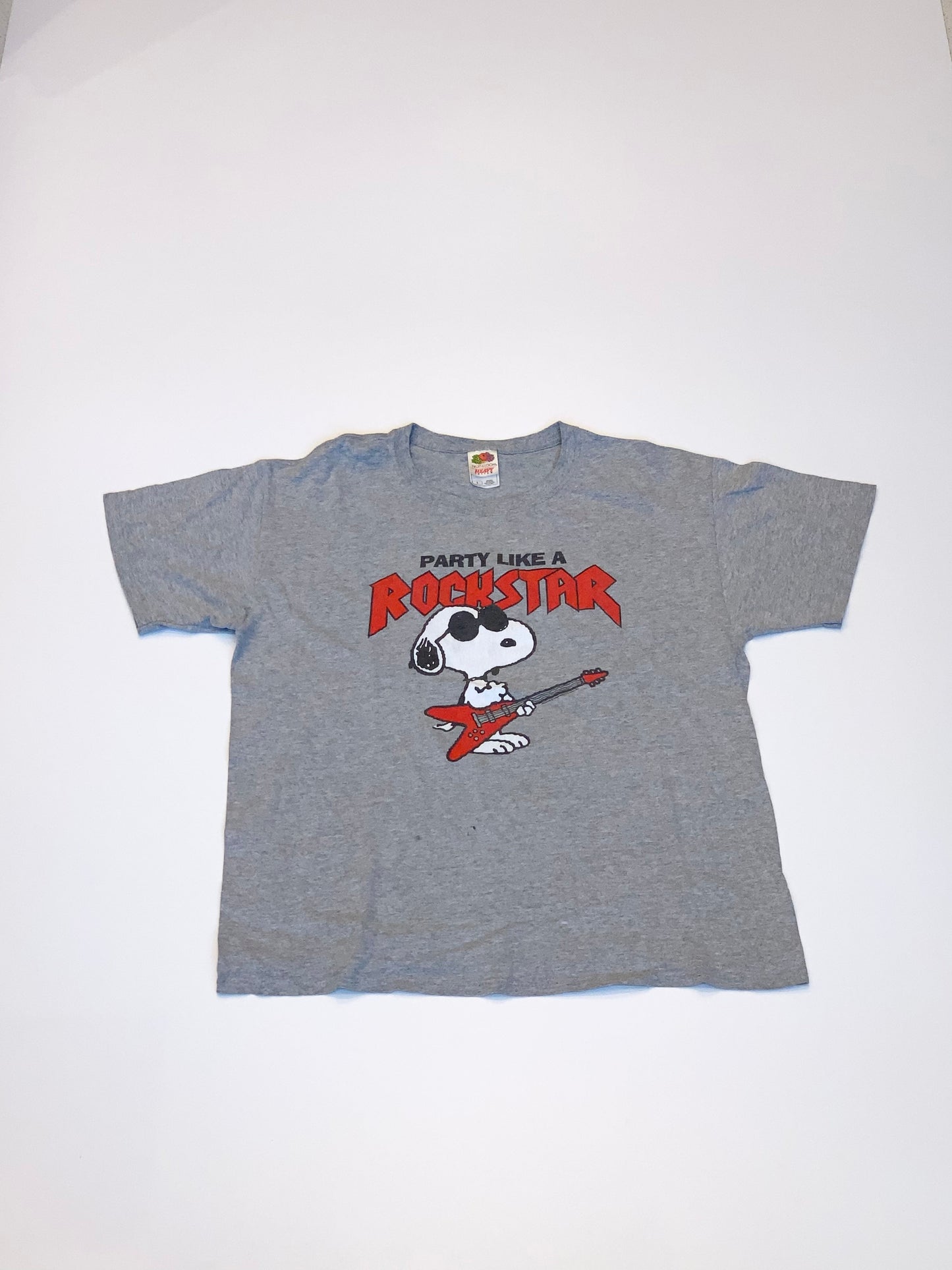 Vintage Snoopy Rockstar Tee Grey