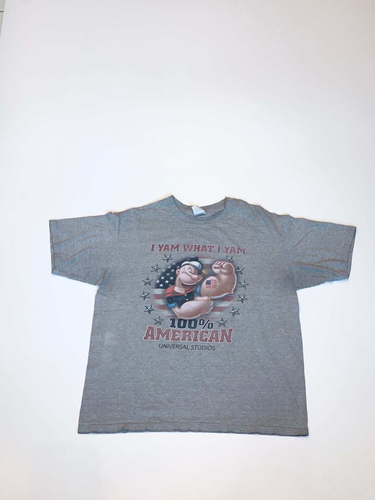 Vintage Popeye Tee Grey