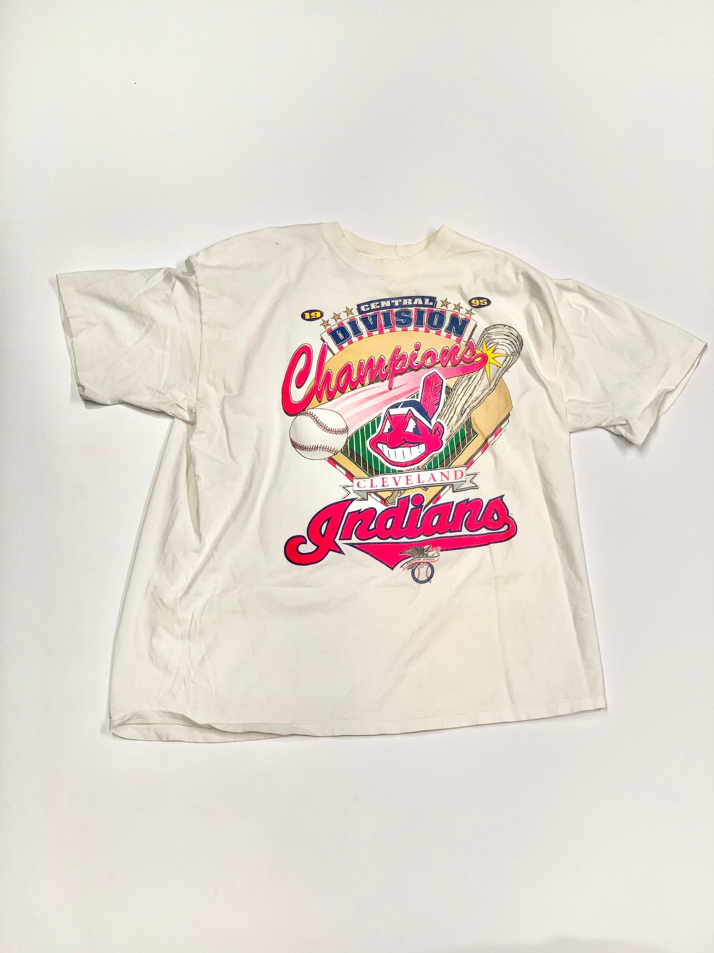 Vintage Cleveland Indians Central Division Tee White