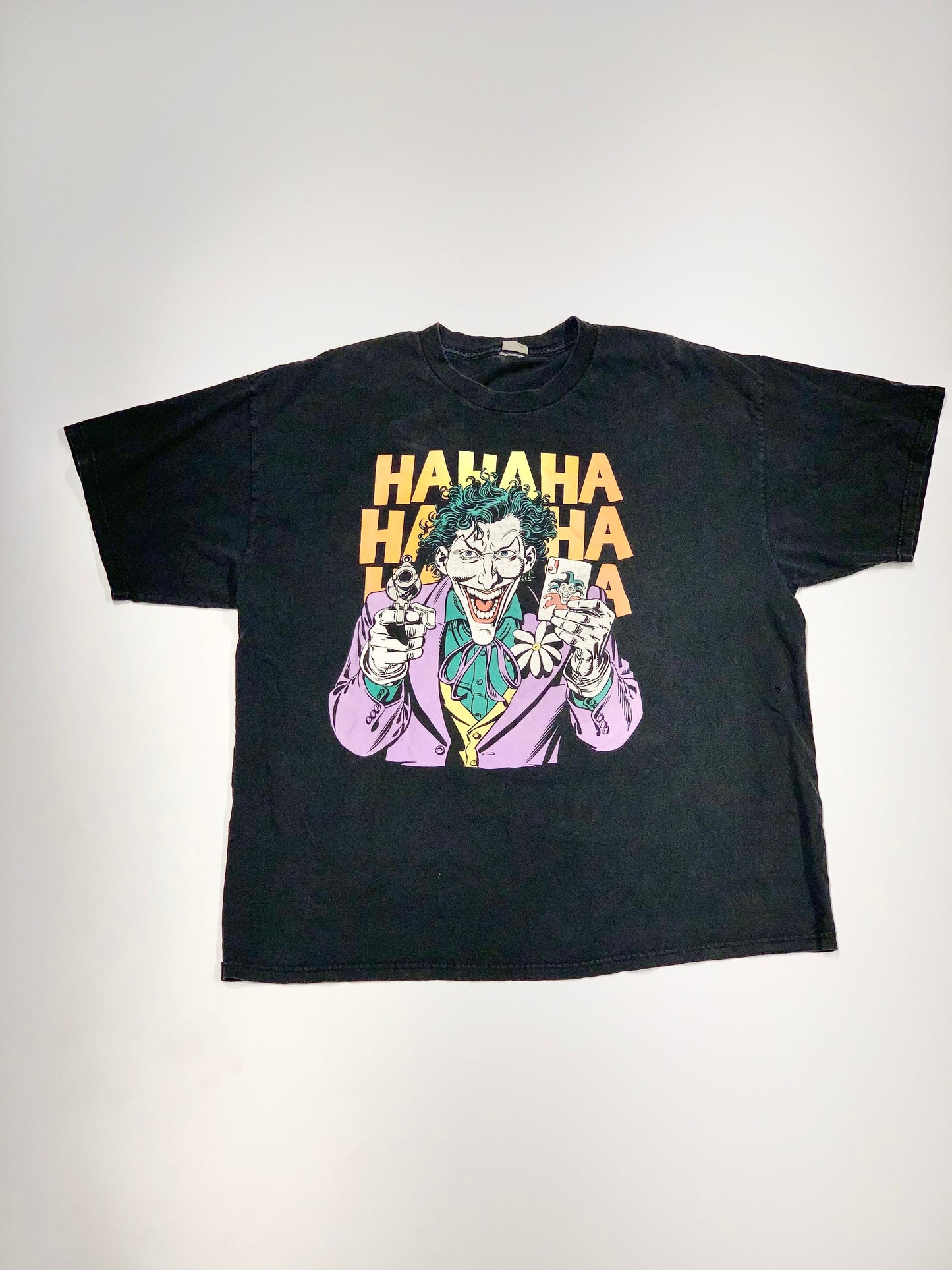 Vintage Batman Joker HAHA Tee Black