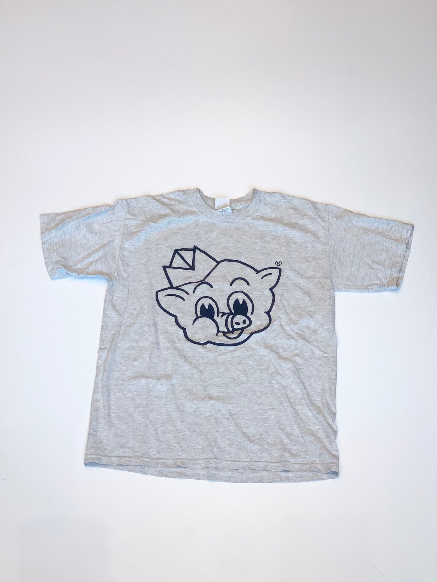 Vintage Big On The Pig Tee Grey