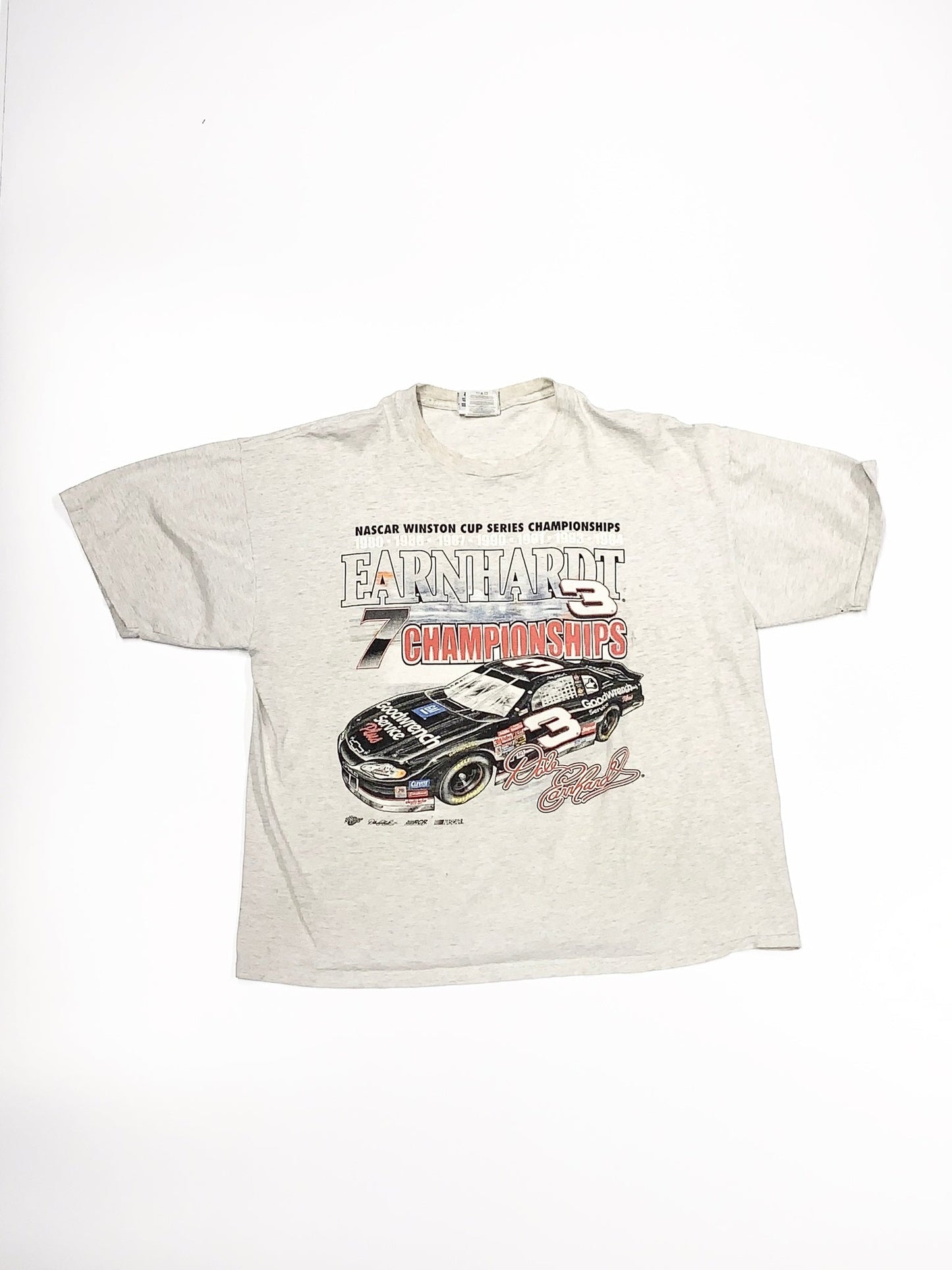 Vintage Dale Earnhardt Nascar Tee Grey