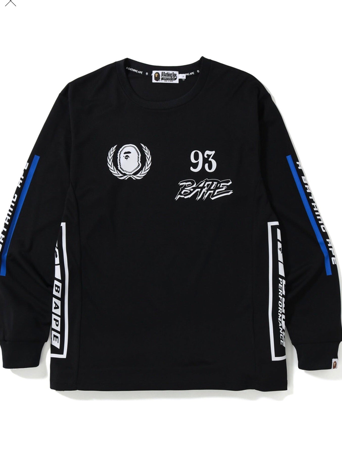 Bape Motor Sport Long Sleeve Tee Black