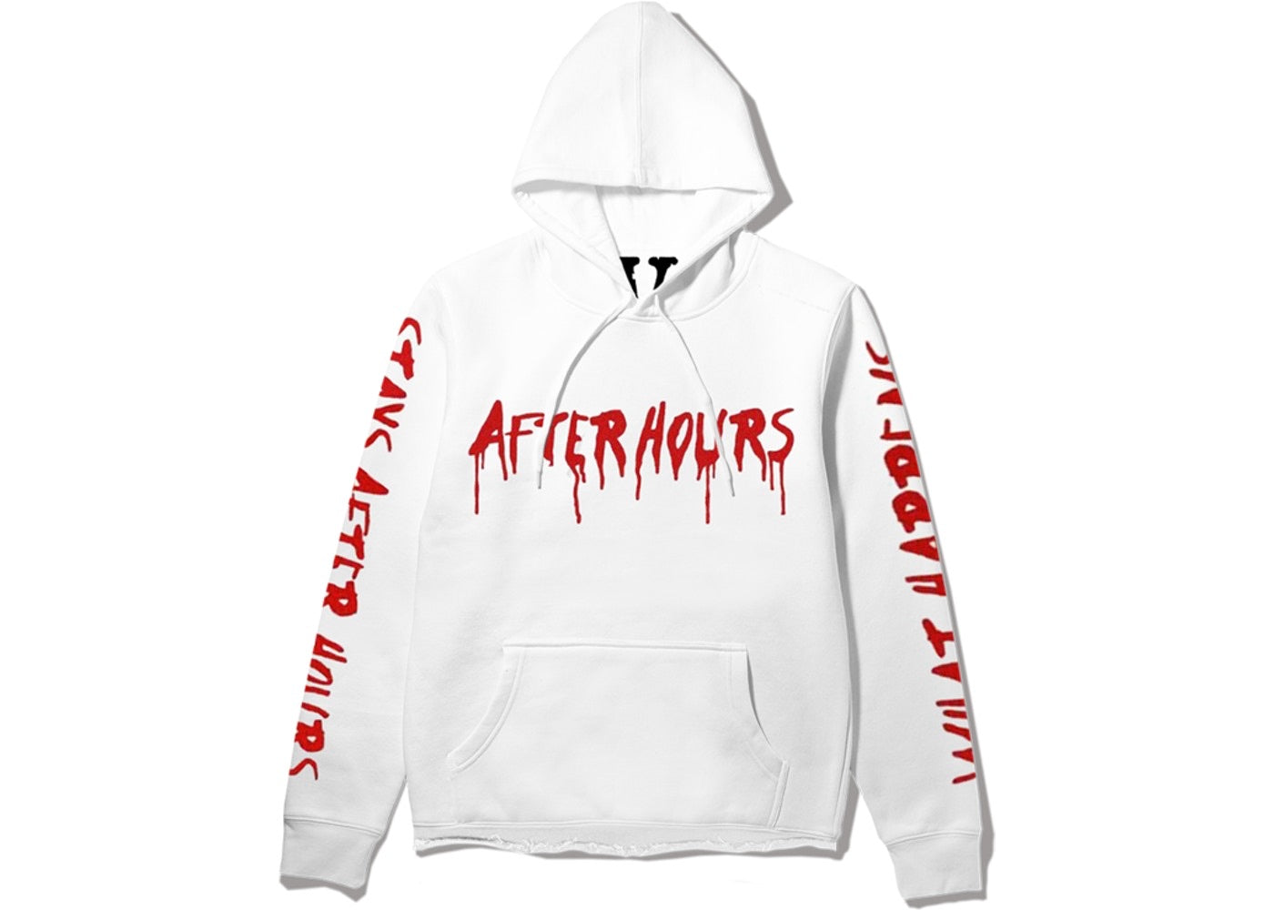 The Weeknd x Vlone What Happens After Hours Pullover Hood White