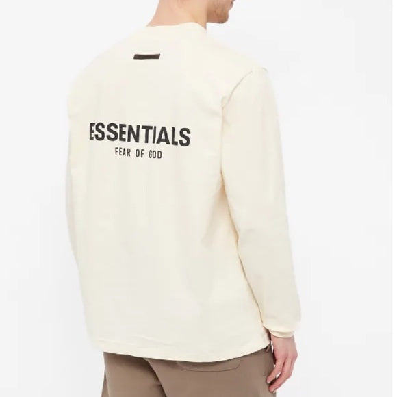 FEAR OF GOD ESSENTIALS Long Sleeve T-shirt Cream/Buttercream