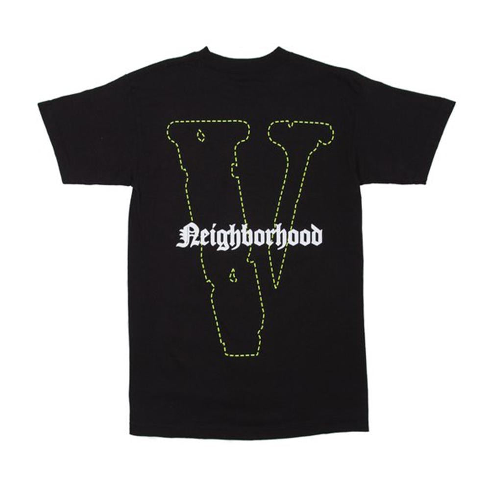 Vlone X Neighbourhood Skull Tee Black/Green