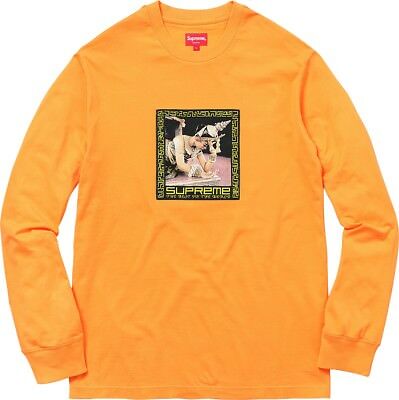 supreme best in the world long sleeve yellow