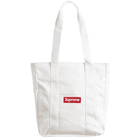 Supreme Canvas Tote (FW21) White