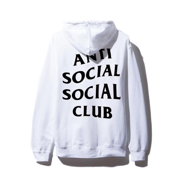 Anti Social Social Club Logo White Hoodie