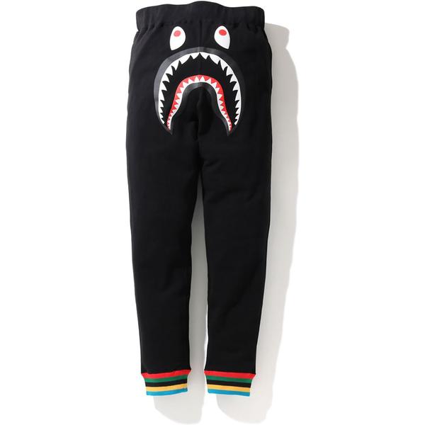 Bape Shark Line Rib Slim Sweat Pants