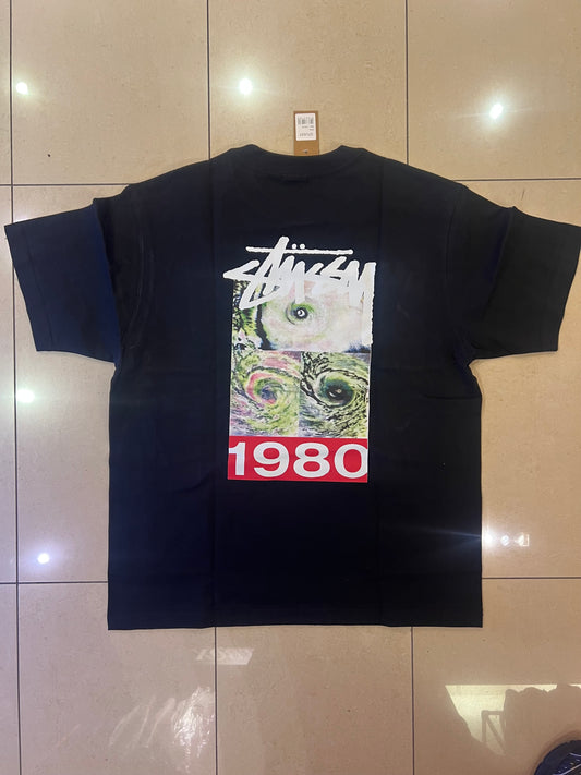 Stussy 1980 Black Tee