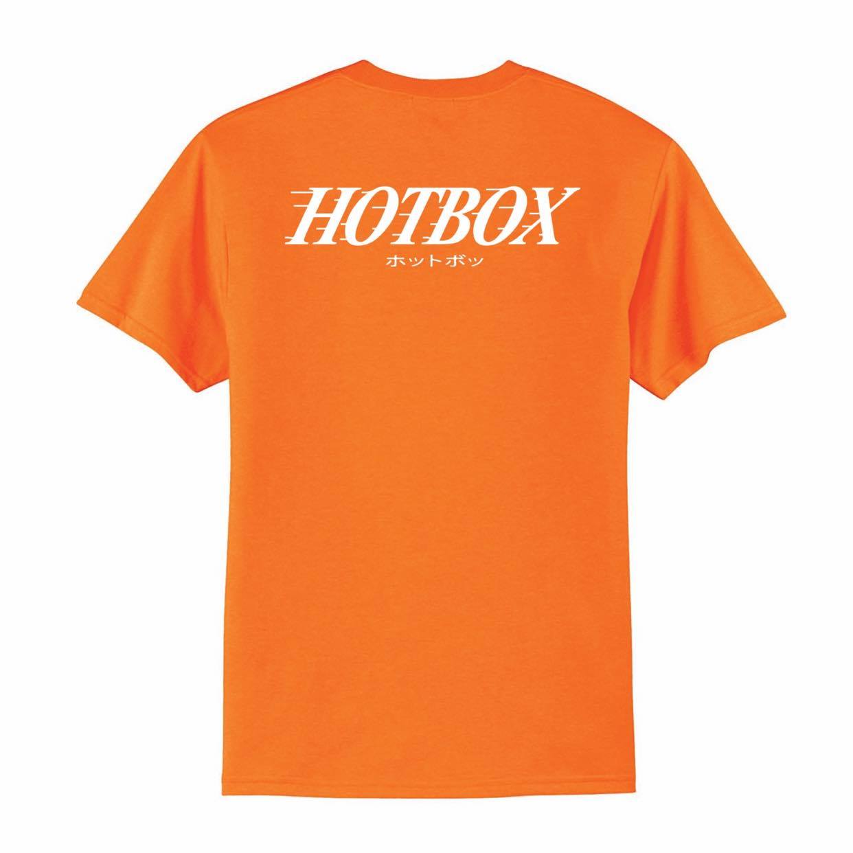 HOTBOX Tee Back Logo Orange