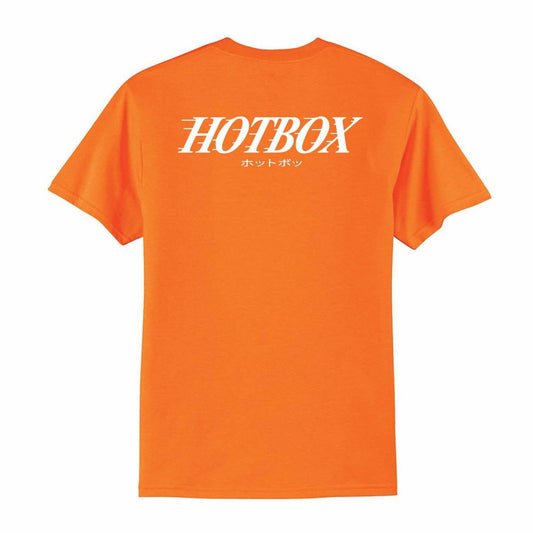 HOTBOX Tee Back Logo Orange