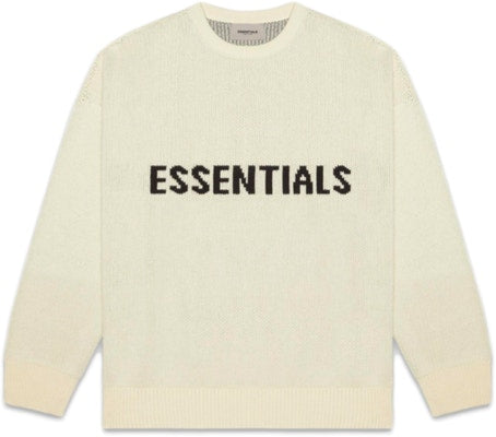 FEAR OF GOD ESSENTIALS Knit Sweater Buttercream