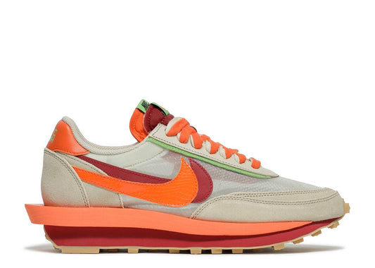 Nike LD Waffle Sacai CLOT Kiss of Death Net Orange Blaze