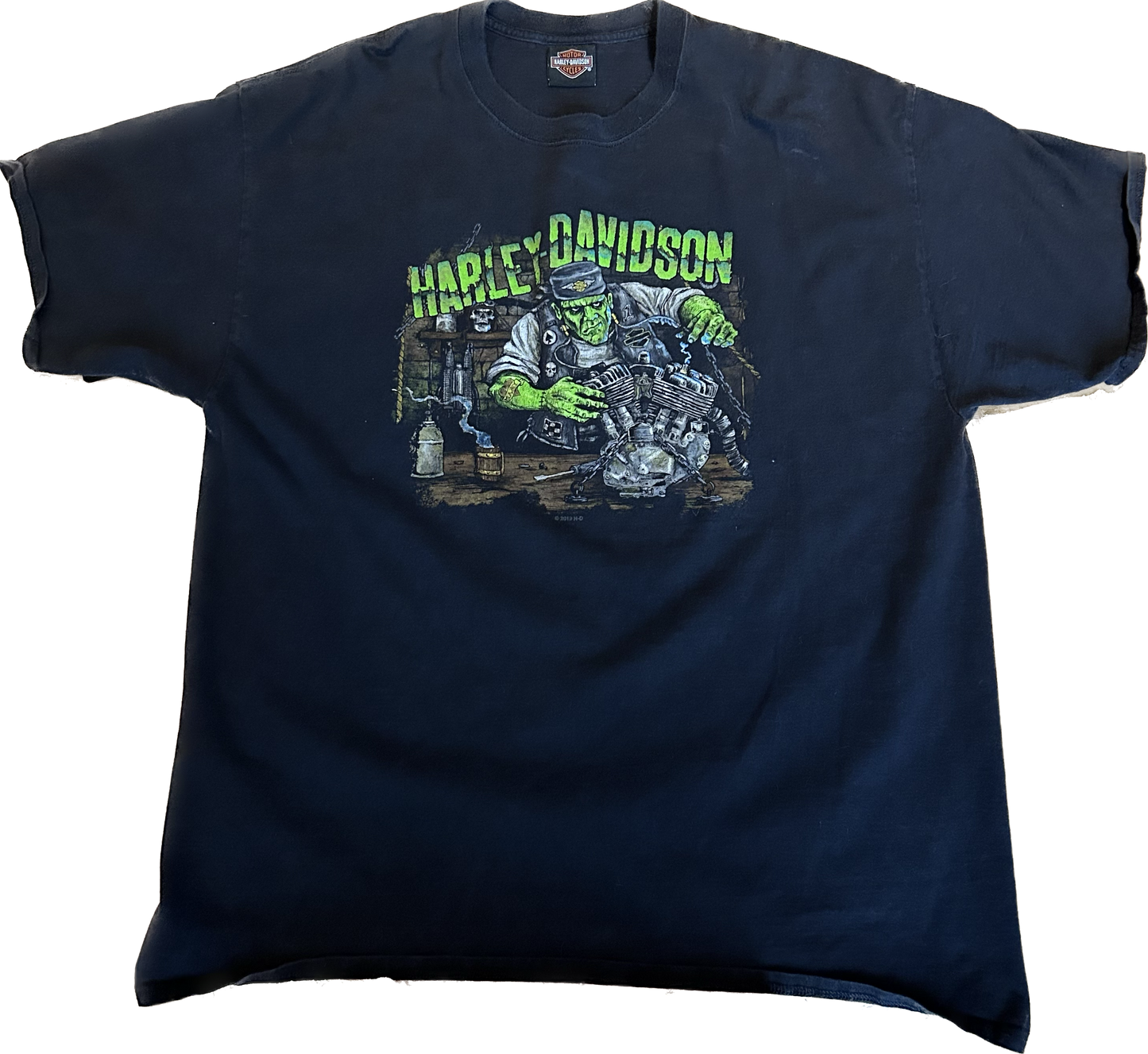 Vintage Harley-Davidson Frankenstein T-Shirt