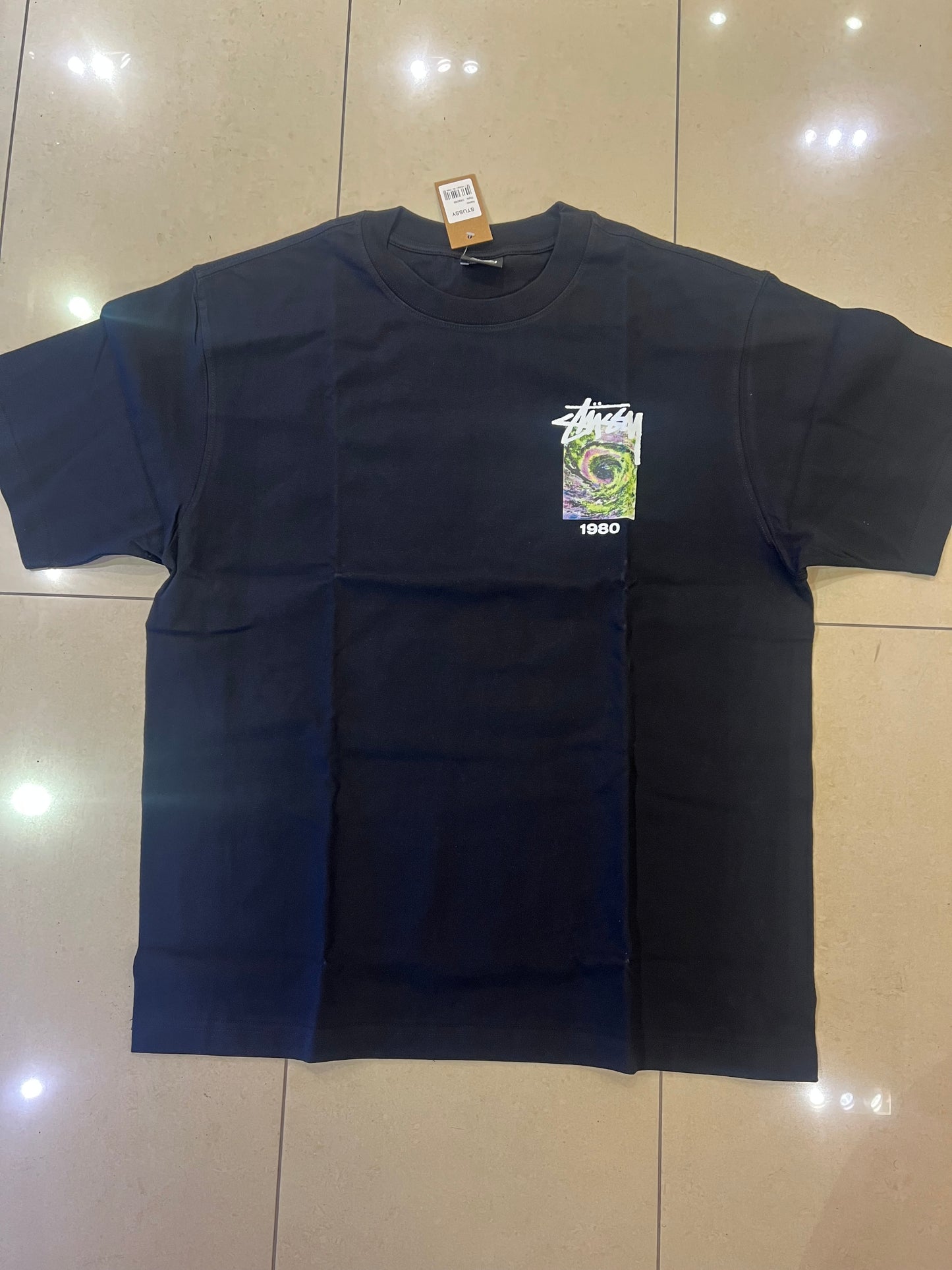 Stussy 1980 Black Tee