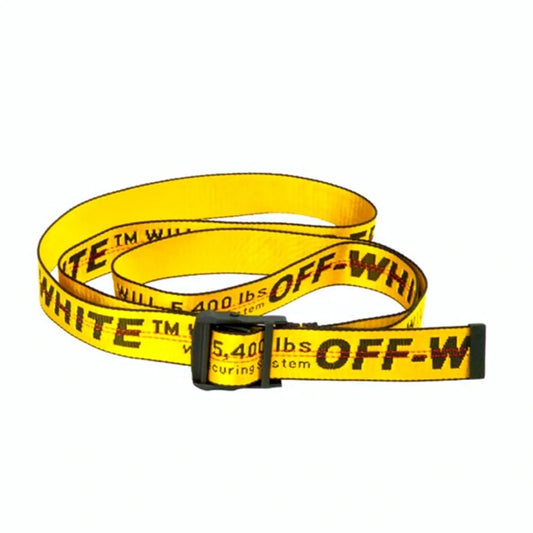 off white industrial belt