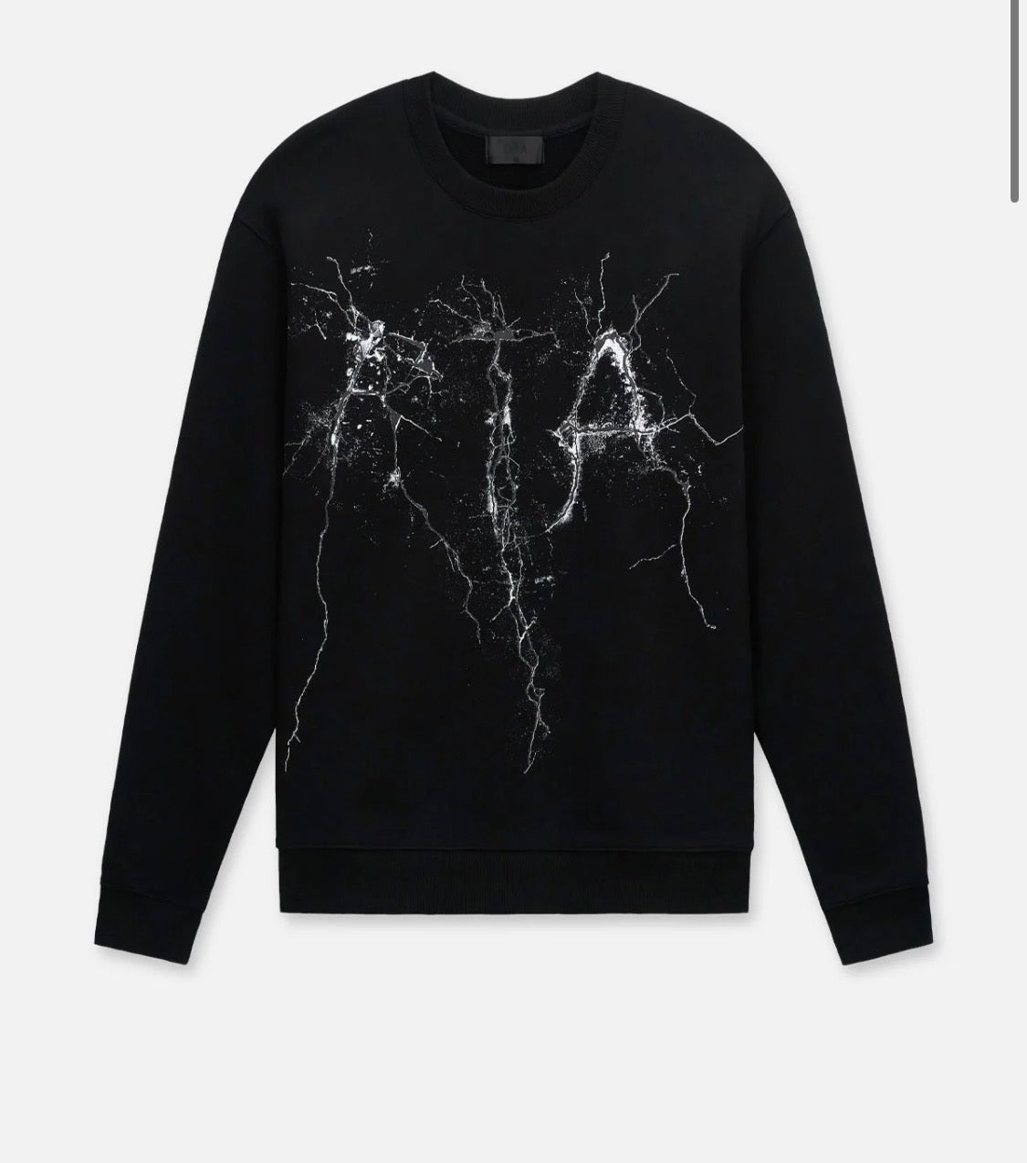 RTA Charles Sweatshirt – Black Cracked Logo