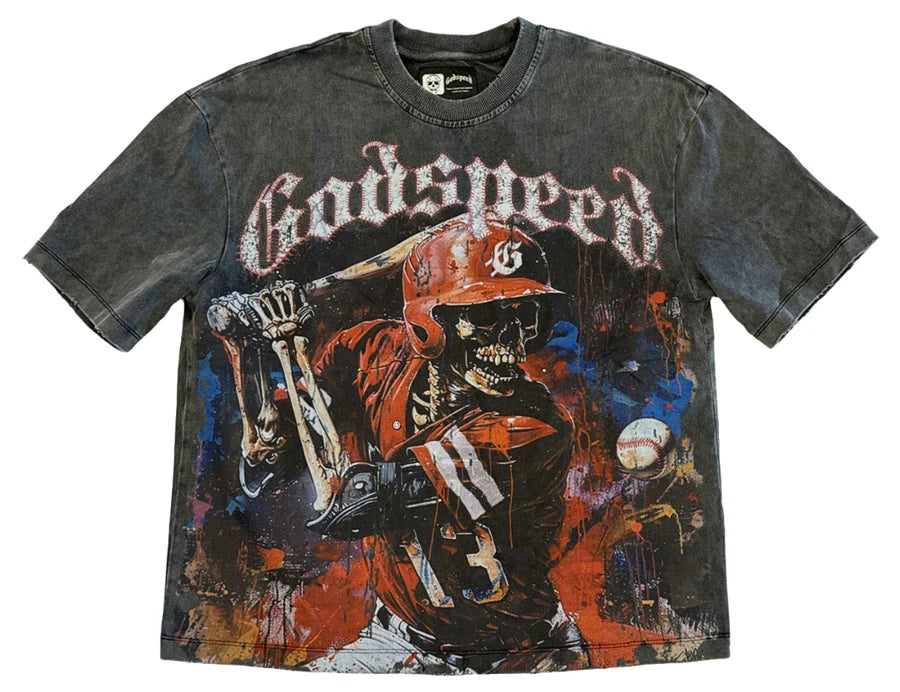 Godspeed Grand Slam T-Shirt Grey Wash