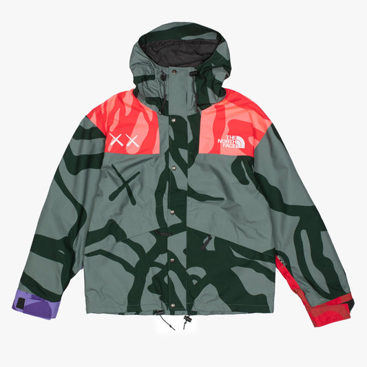 KAWS x The North Face Retro 1986 Mountain Jacket Balsam Green 86 Print