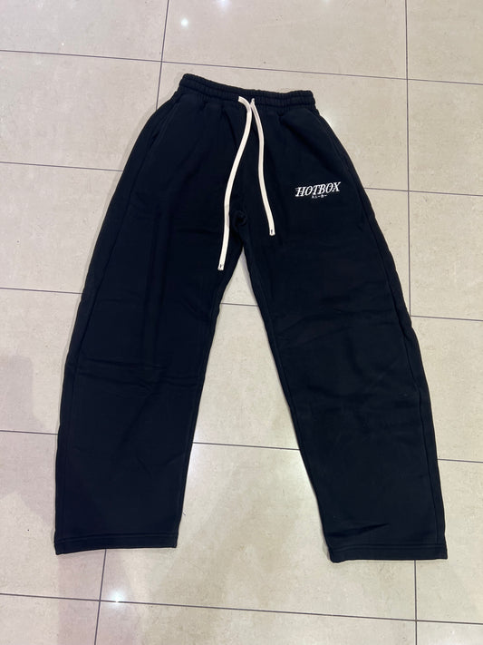 Hotbox Oversized Flare Sweatpants Black