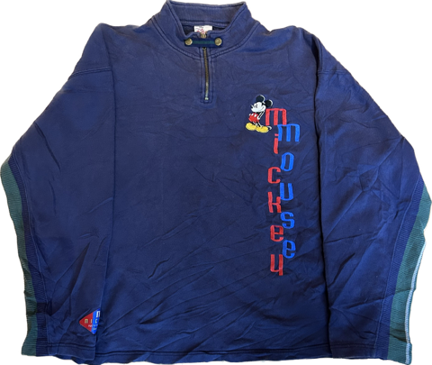 Vintage Mickey Mouse quarter zip