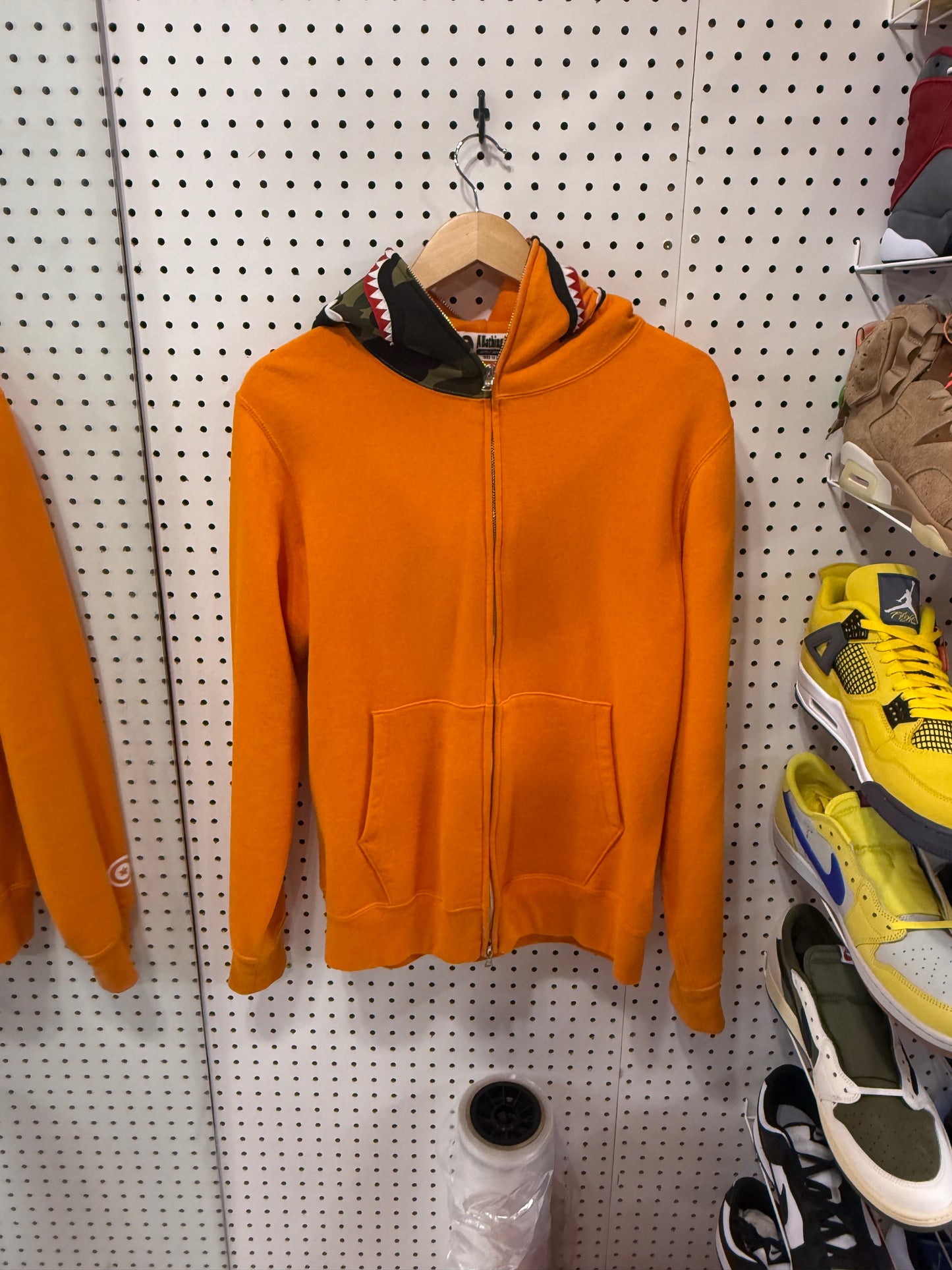 Bape shark full zip orange