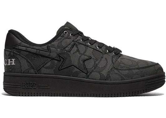 A Bathing Ape Bapesta Coach Black