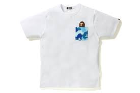 Bape ABC Pocket Tee White/Blue