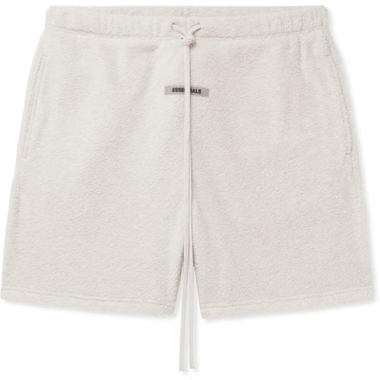 FEAR OF GOD ESSENTIALS Fleece Shorts Heather Oatmeal