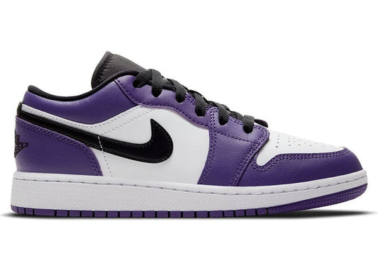 Jordan 1 Low Court Purple White (GS)