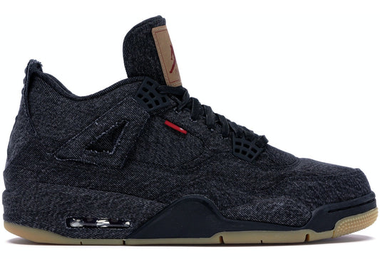 Jordan 4 Retro Levi Black (Blank Tag)