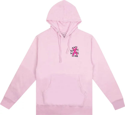 Anti Social Social Club Cancelled Hoodie Pink