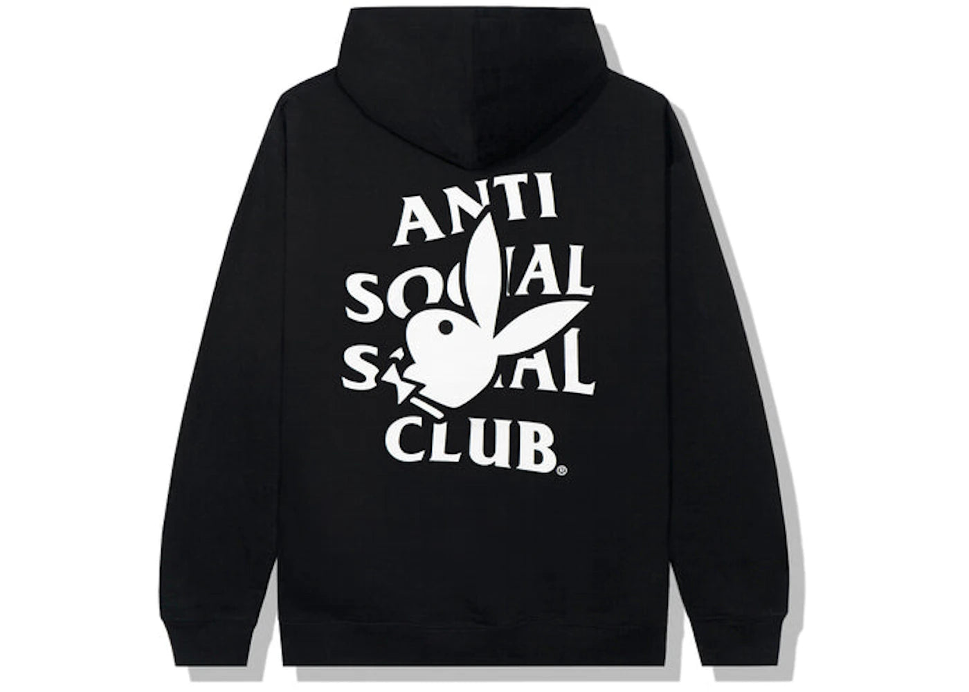 Anti Social Social Club Playboy Bunny Logo Hoodie Black