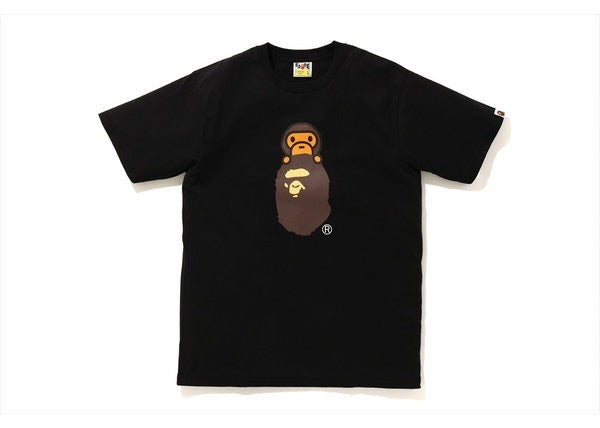 BAPE Family Bag Milo On Apehead T-Shirt Black