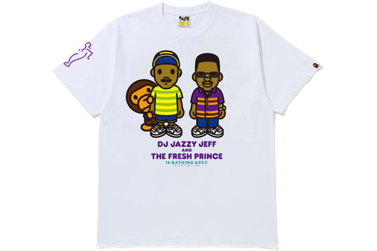 BAPE x The Fresh Prince & Dj Jazzy Jeff Baby Milo Tee White