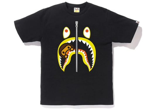BAPE Colors Milo Shark Tee Black (OSHAWA)