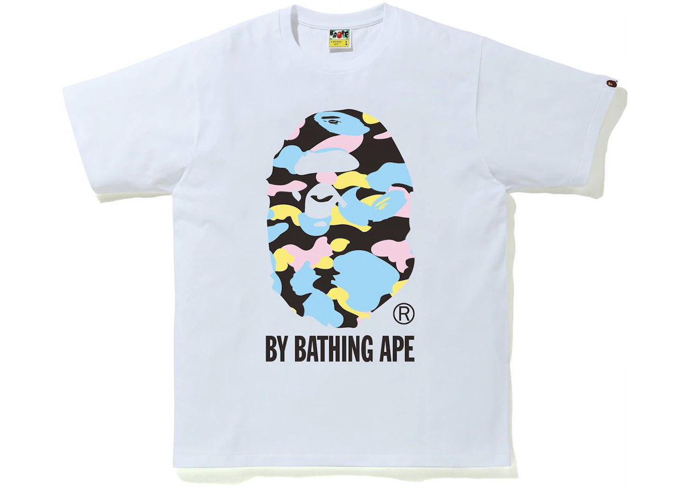 BAPE New Multi Camo By Bathing Ape Tee White